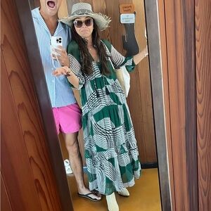 Anthro Marais Chiffon Dress